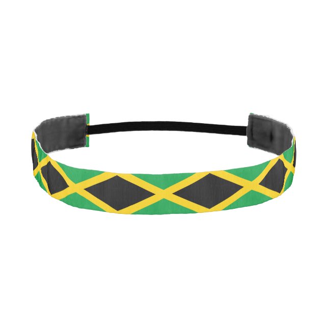 Jamaican flag athletic headband (Front)