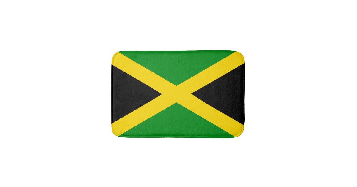 Jamaican Flag Bathroom Mat Zazzle