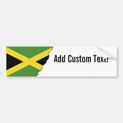 Jamaican Flag Bumper Sticker