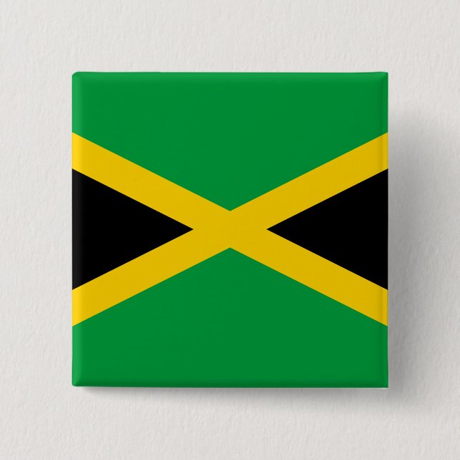 Jamaican Flag Button (Front)