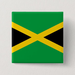 Jamaican Flag Button