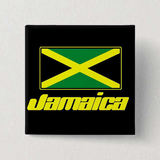 Jamaican Flag Button (Front)