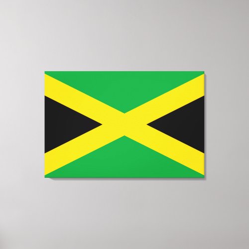 Jamaican Flag Canvas Print