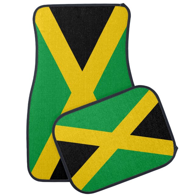 Jamaican Flag Car Floor Mat (Set)