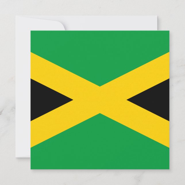 Jamaican Flag Card (Front)
