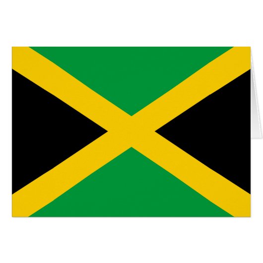 Jamaican Flag Cards (Front Horizontal)