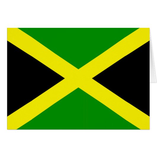 Jamaican Flag Cards (Front Horizontal)