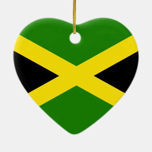 Jamaican Flag Ceramic Ornament