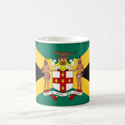 Jamaican Flag Coat of Arms Coffee Mug