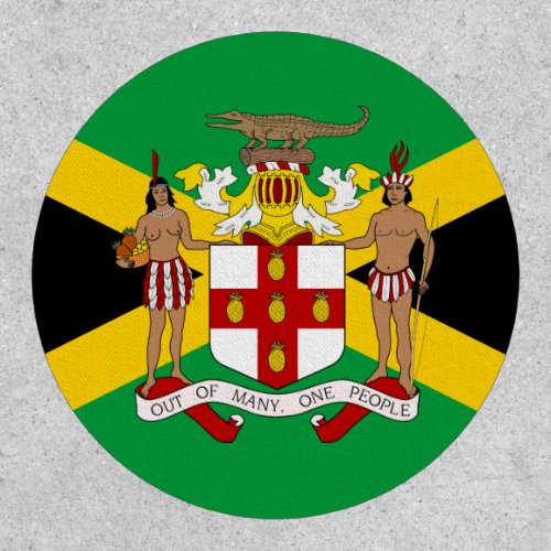 Jamaican Flag  Coat of Arms Flag of Jamaica Patch