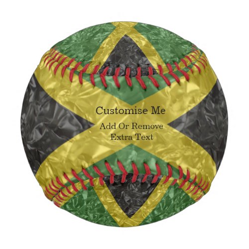 Jamaican Flag _ Crinkled Baseball
