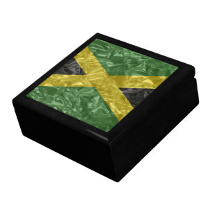 Jamaican Flag - Crinkled Gift Box