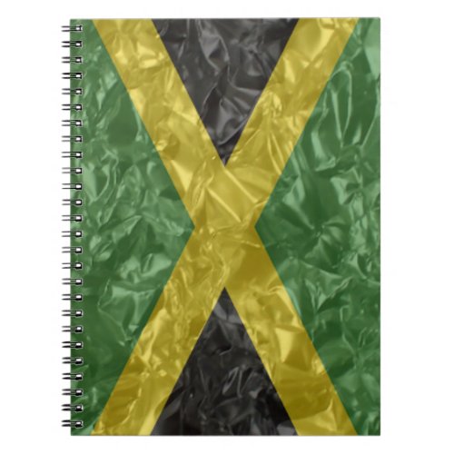 Jamaican Flag _ Crinkled Notebook