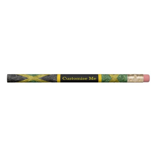 Jamaican Flag _ Crinkled Pencil