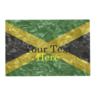 Jamaican Flag - Crinkled Placemat