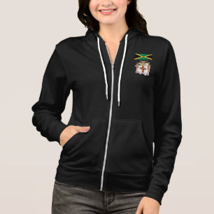 Jamaican Flag & Cultural Symbols Pride Hoodie