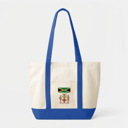 Jamaican Flag & Cultural Symbols Pride  Tote Bag