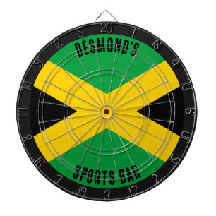 Jamaican Flag Dart Board