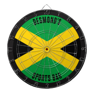 Jamaican Flag Dart Board