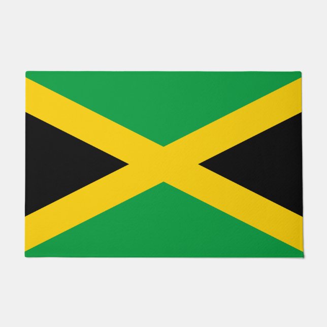 Jamaican Flag Doormat (Front)