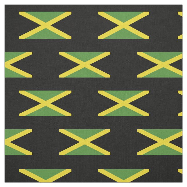 Jamaican Flag Fabric (Swatch)