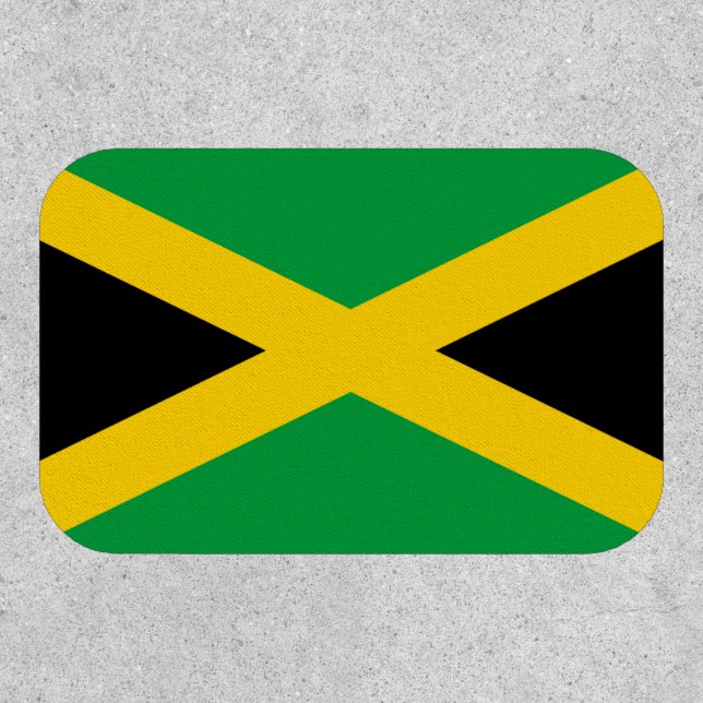 Jamaican Flag, Flag of Jamaica Patch (Front)