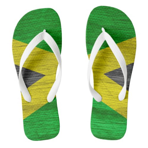 Jamaican Flag Flip Flops