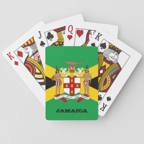 Jamaican Flag Games Jamaica Playing Cards