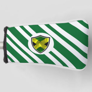 Jamaican flag golf head cover