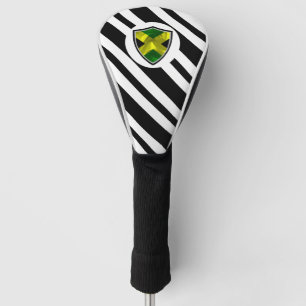 Jamaican flag golf head cover