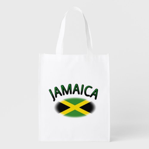Jamaican Flag Grocery Bag
