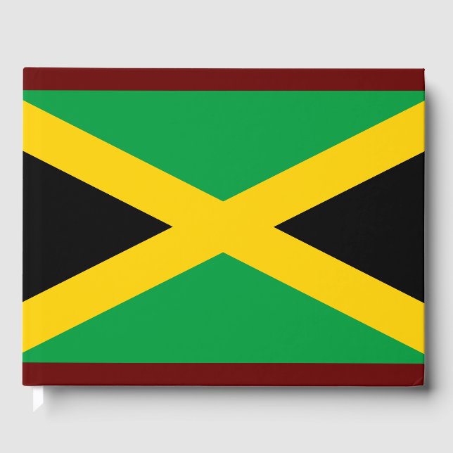 Jamaican Flag Guest Book (Front)