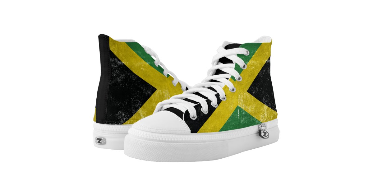 jamaican flag sneakers