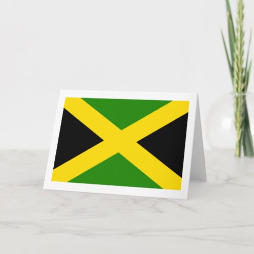 Jamaican Flag Holiday Card