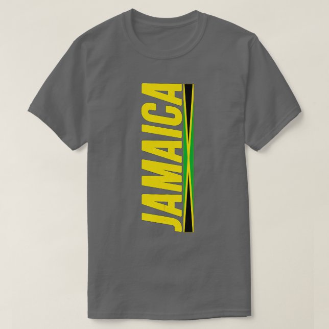 Jamaican Flag  Jamaica Color Love Gift Souvenir  T-Shirt (Design Front)