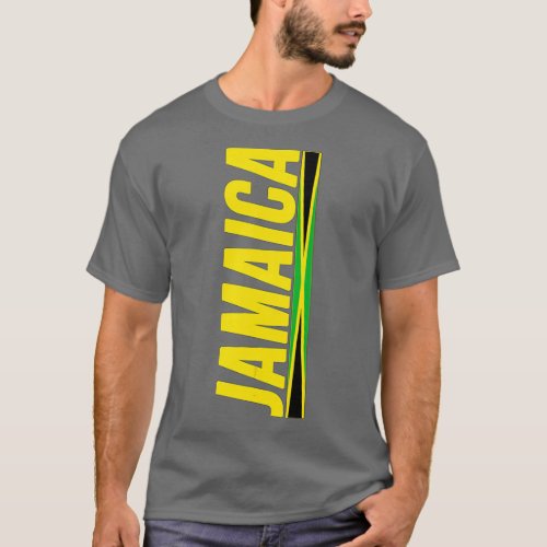 Jamaican Flag  Jamaica Color Love Gift Souvenir  T_Shirt