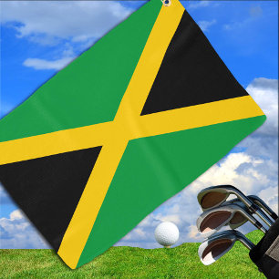Jamaican Flag & Jamaica golf holiday /sports Golf Towel