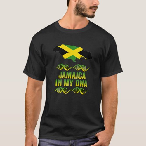 Jamaican Flag Jamaica Its In My DNA Men Women Kid T_Shirt