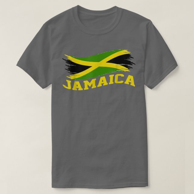 Jamaican Flag Jamaica It`s In MyHeart Men Women Ki T-Shirt (Design Front)