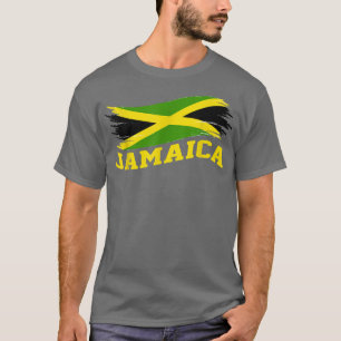 Jamaican Flag Jamaica It`s In MyHeart Men Women Ki T-Shirt