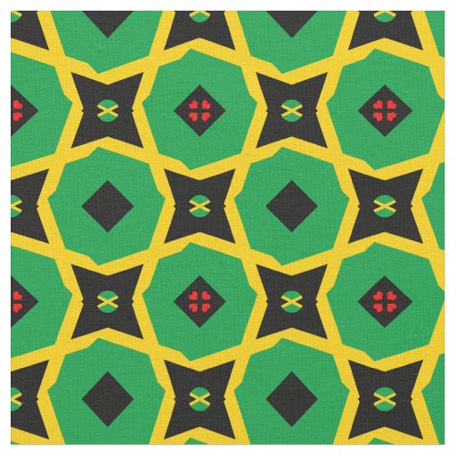 Jamaican Flag & Jamaica Trendy Fabric /fashion