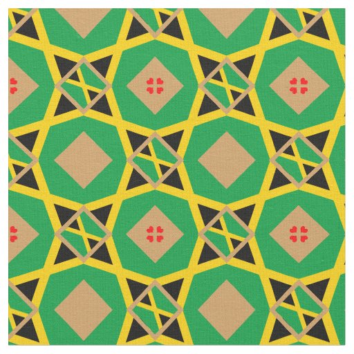 Jamaican Flag & Jamaica Trendy Fabric fashion