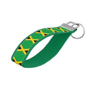 Jamaican Flag & Jamaica wrist keychain /fashion