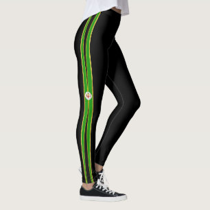 Jamaican flag leggings