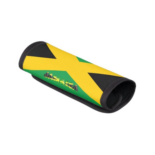 Jamaican flag luggage handle wrap