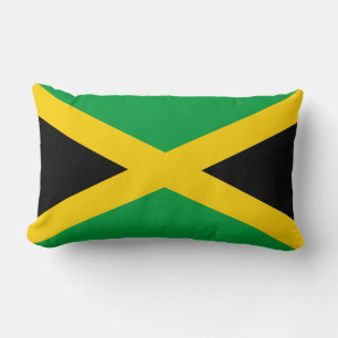 Jamaican Flag Lumbar Pillow