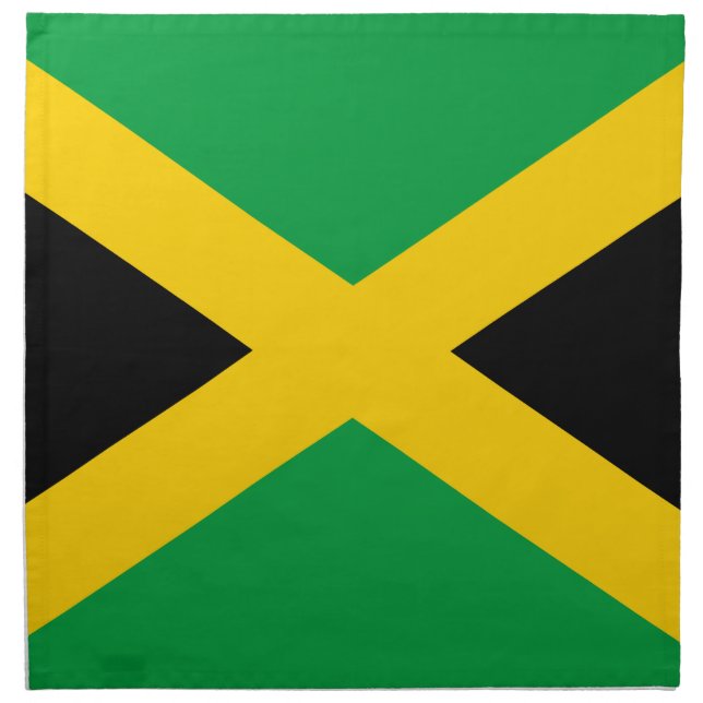 Jamaican Flag Napkin (Front)