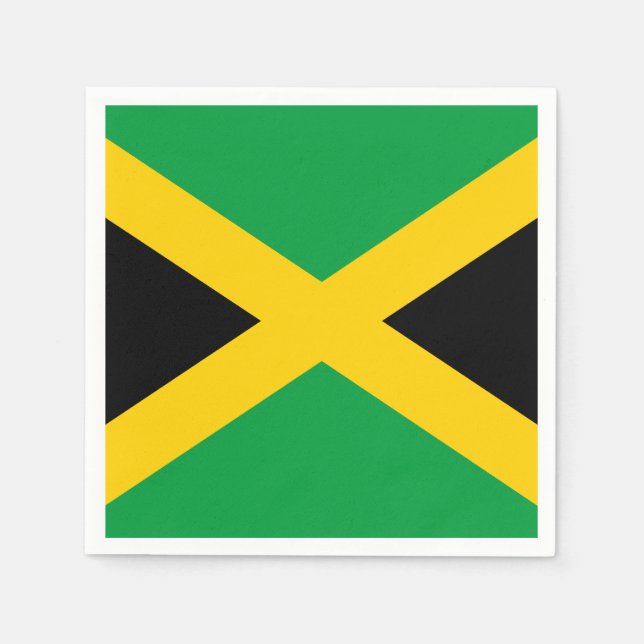 Jamaican Flag Napkins (Front)