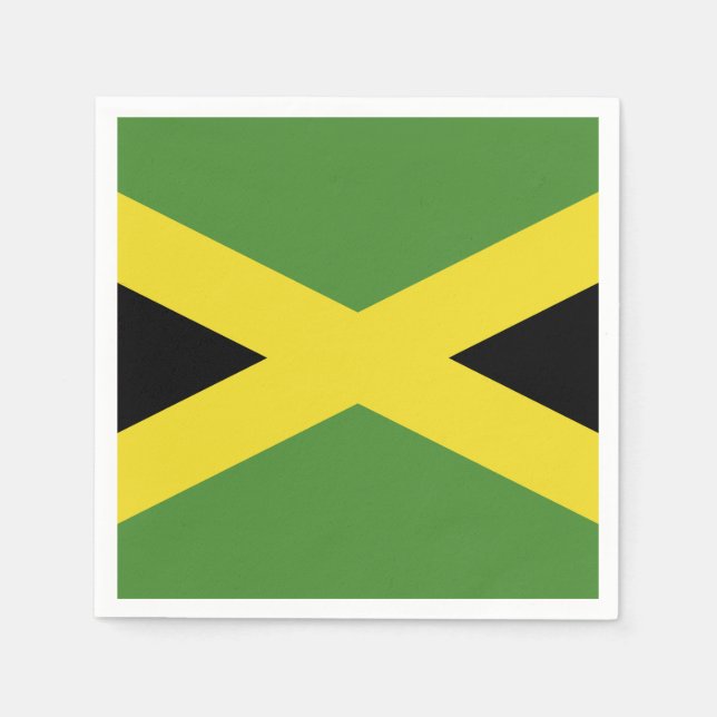 Jamaican Flag Napkins (Front)