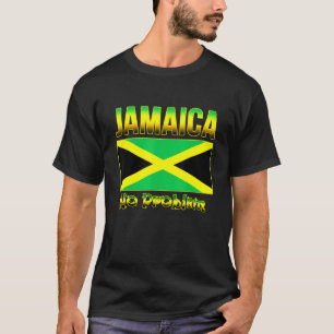 Jamaican Flag Of Jamaica Caribbean Island No Probl T-Shirt